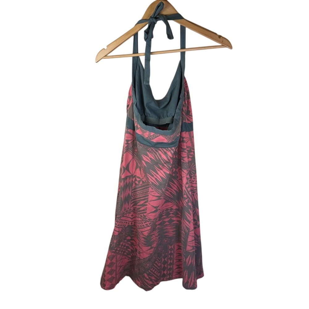 Patagonia Halter Tribal Shelf Bra Size Medium Vibrant Activewear Outdoor Hiking - Picture 9 of 11